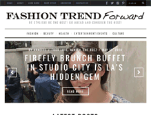 Tablet Screenshot of fashiontrendforward.com